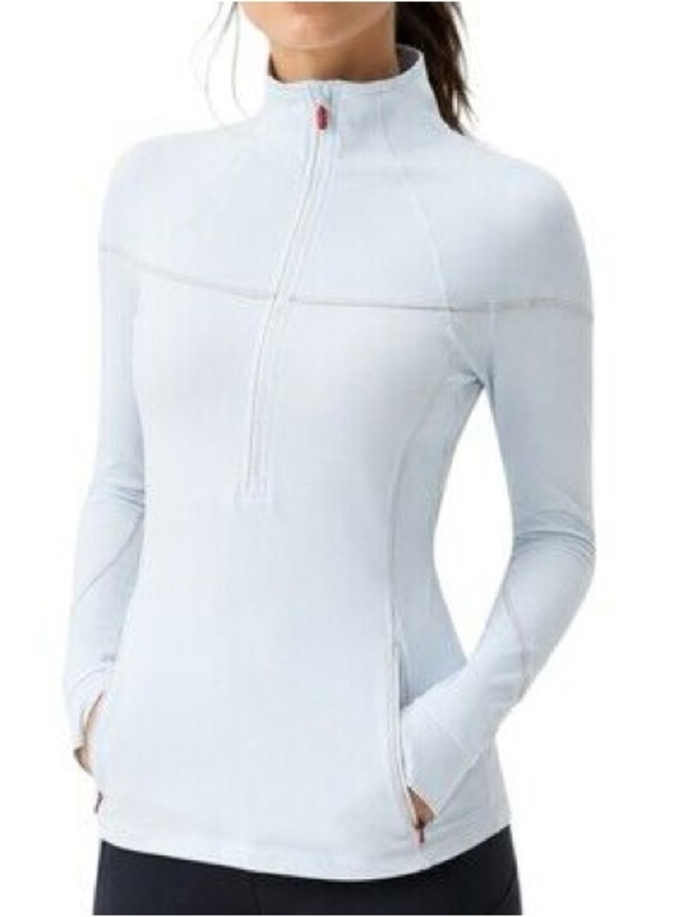 Vintage Lululemon Quarter Zip Sweater White